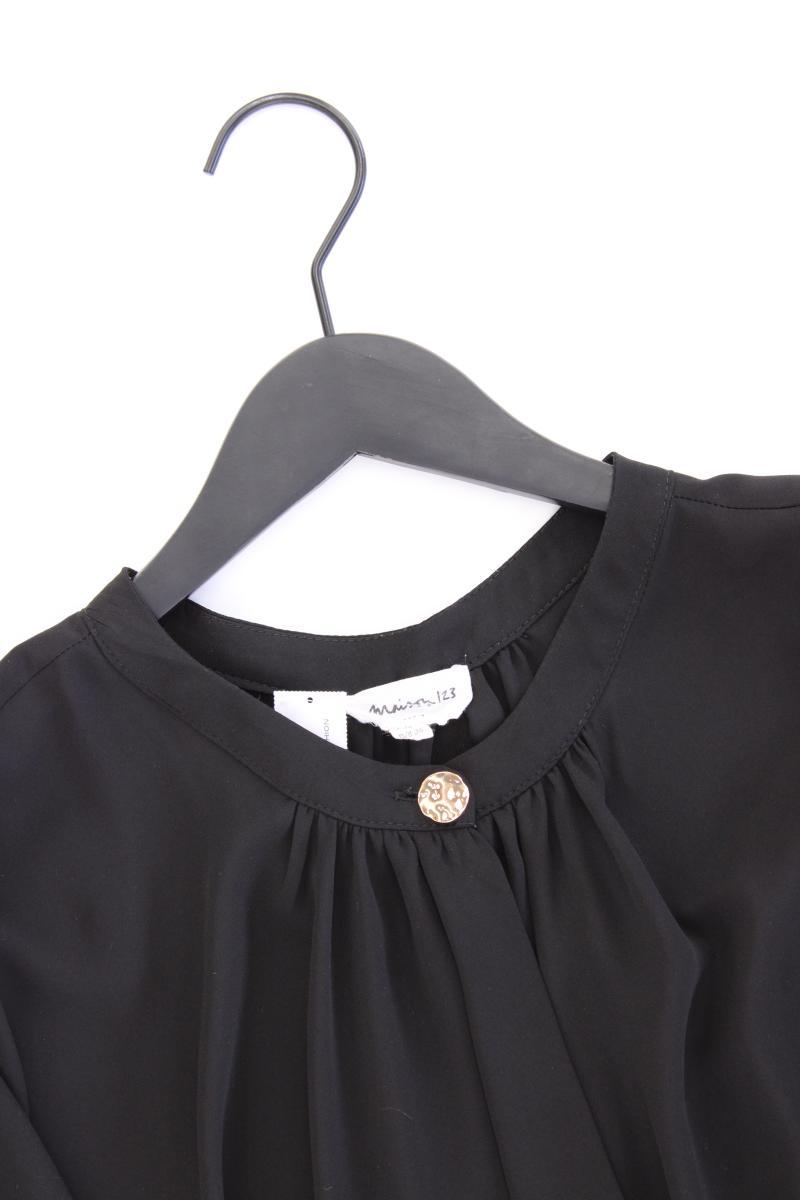 Maison 123 Paris Oversize-Bluse Gr. 36 3/4 Ärmel schwarz aus Polyester