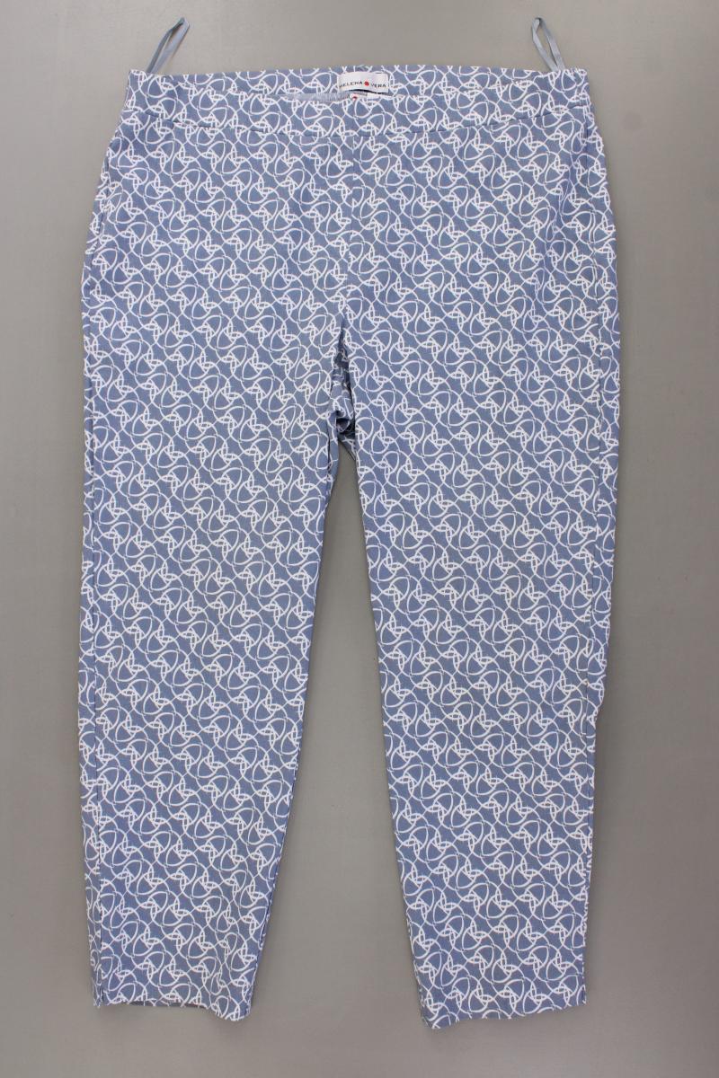 Helena Vera Stretchhose Gr. 48 blau aus Viskose