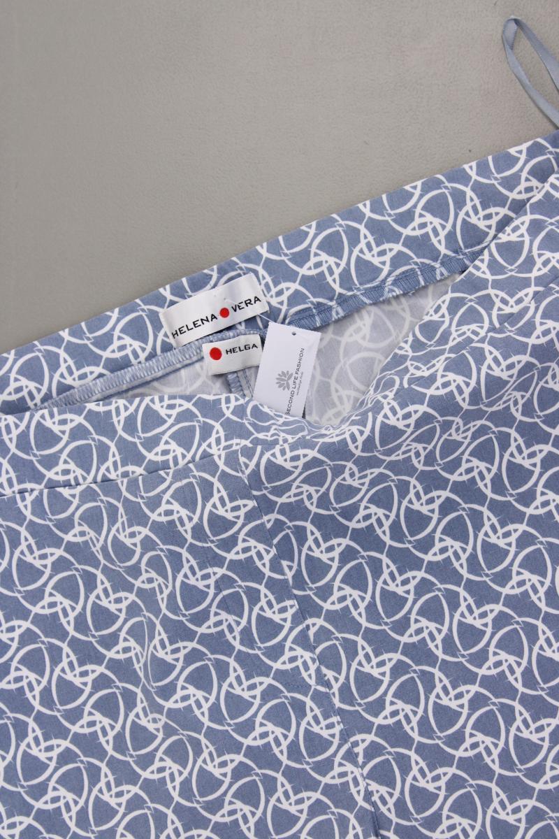 Helena Vera Stretchhose Gr. 48 blau aus Viskose