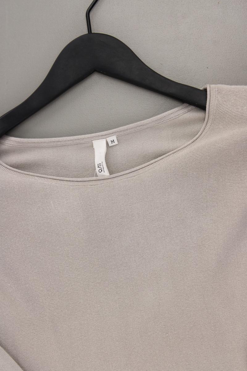 QS by s.Oliver Feinstrickpullover Gr. M grau aus Viskose
