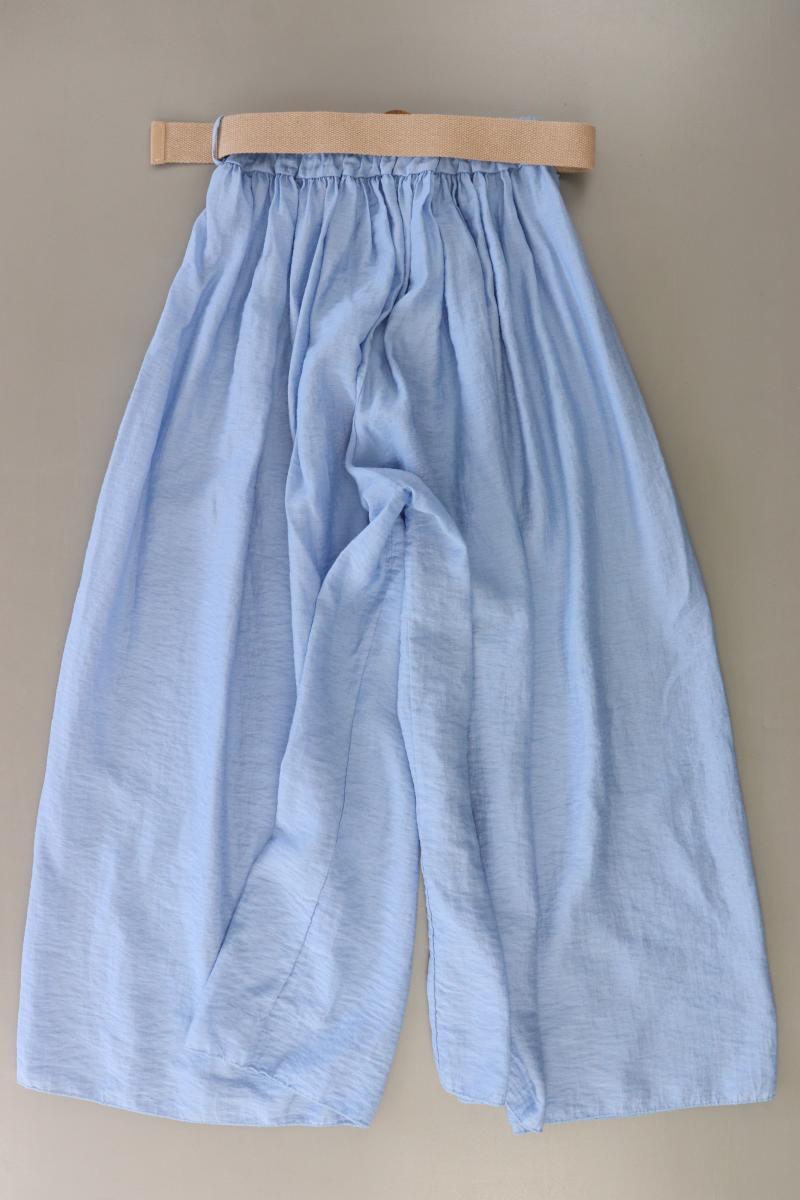 Stretchhose Gr. 36 mit Gürtel blau