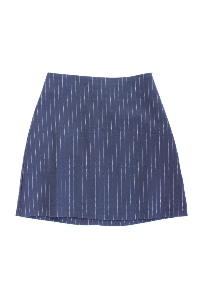 Monki Rock Gr. 34 gestreift blau aus Polyester