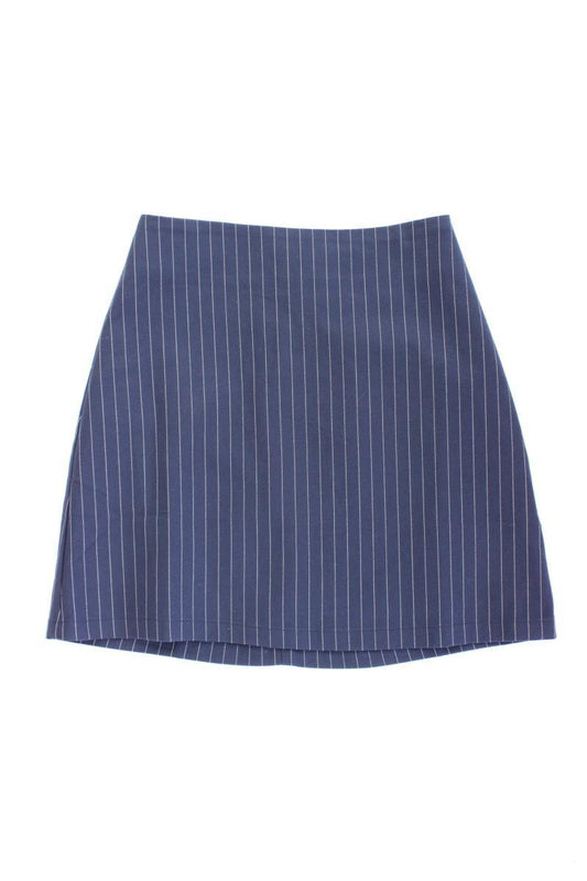 Monki Rock Gr. 34 gestreift blau aus Polyester