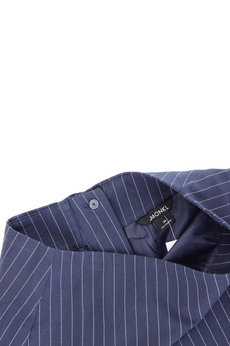 Monki Rock Gr. 34 gestreift blau aus Polyester