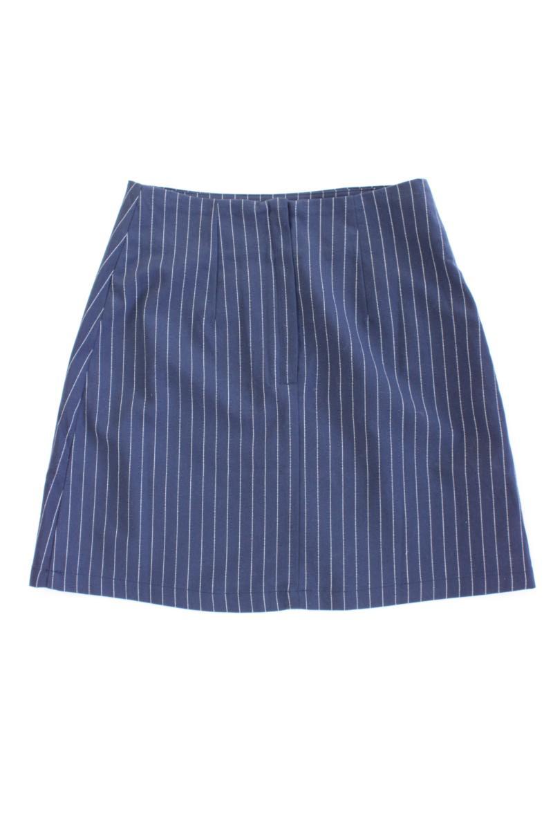 Monki Rock Gr. 34 gestreift blau aus Polyester