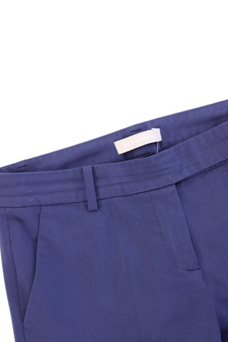 Stefanel Stoffhose Gr. 38 blau aus Polyester