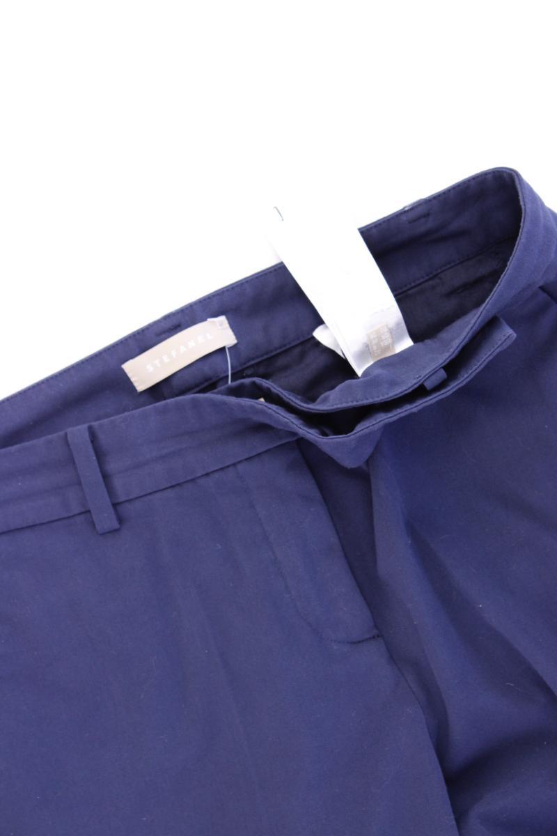 Stefanel Stoffhose Gr. 38 blau aus Polyester