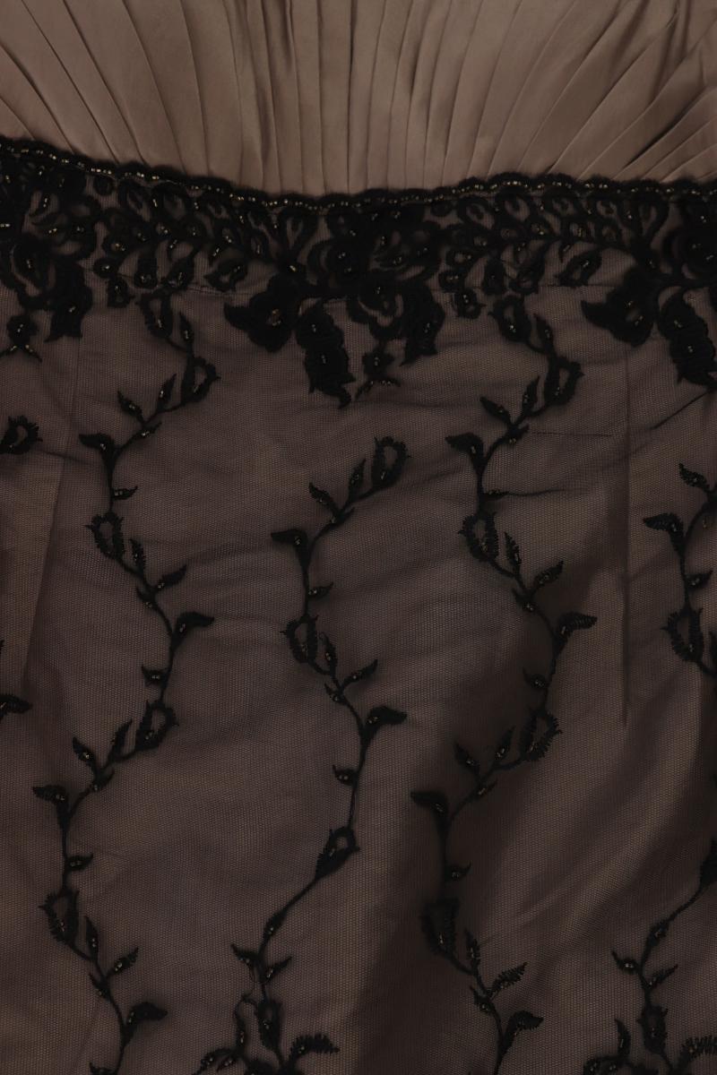 Heine Abendkleid Gr. 42 Träger braun aus Polyester