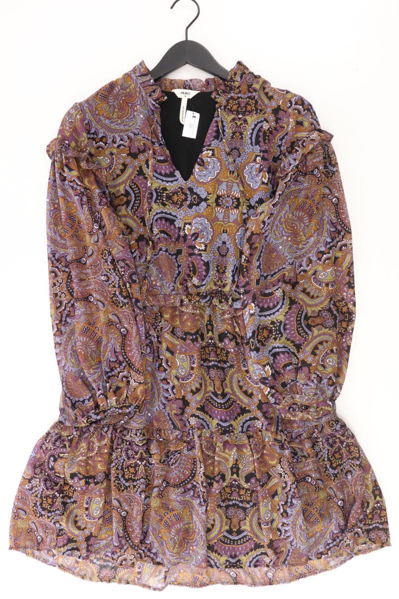 Object Langarmkleid Gr. 40 mit Blumenmuster mehrfarbig aus Polyester