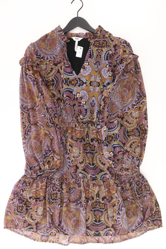 Object Langarmkleid Gr. 40 mit Blumenmuster mehrfarbig aus Polyester