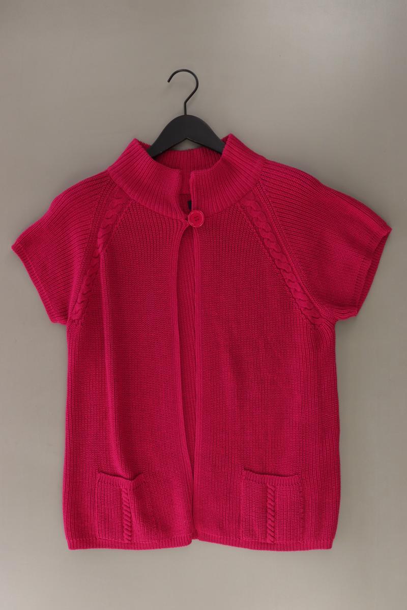 Blue Seven Strickjacke Gr. 44 Kurzarm pink aus Polyacryl