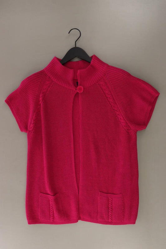 Blue Seven Strickjacke Gr. 44 Kurzarm pink aus Polyacryl