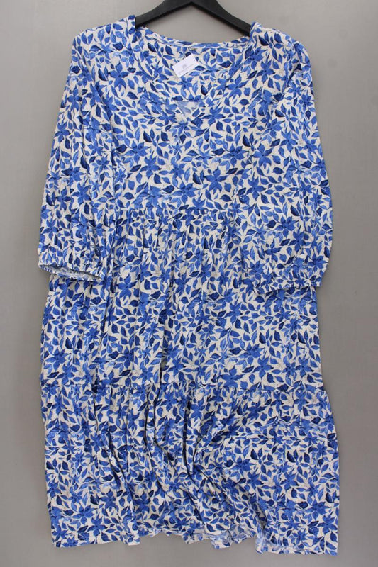 Midikleid Gr. 44 3/4 Ärmel blau