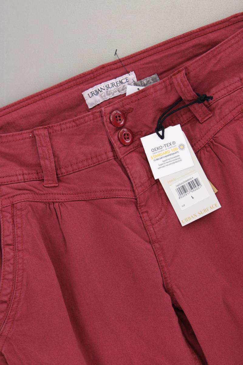 Urban Surface Chinohose Gr. L neu mit Etikett rot aus Baumwolle