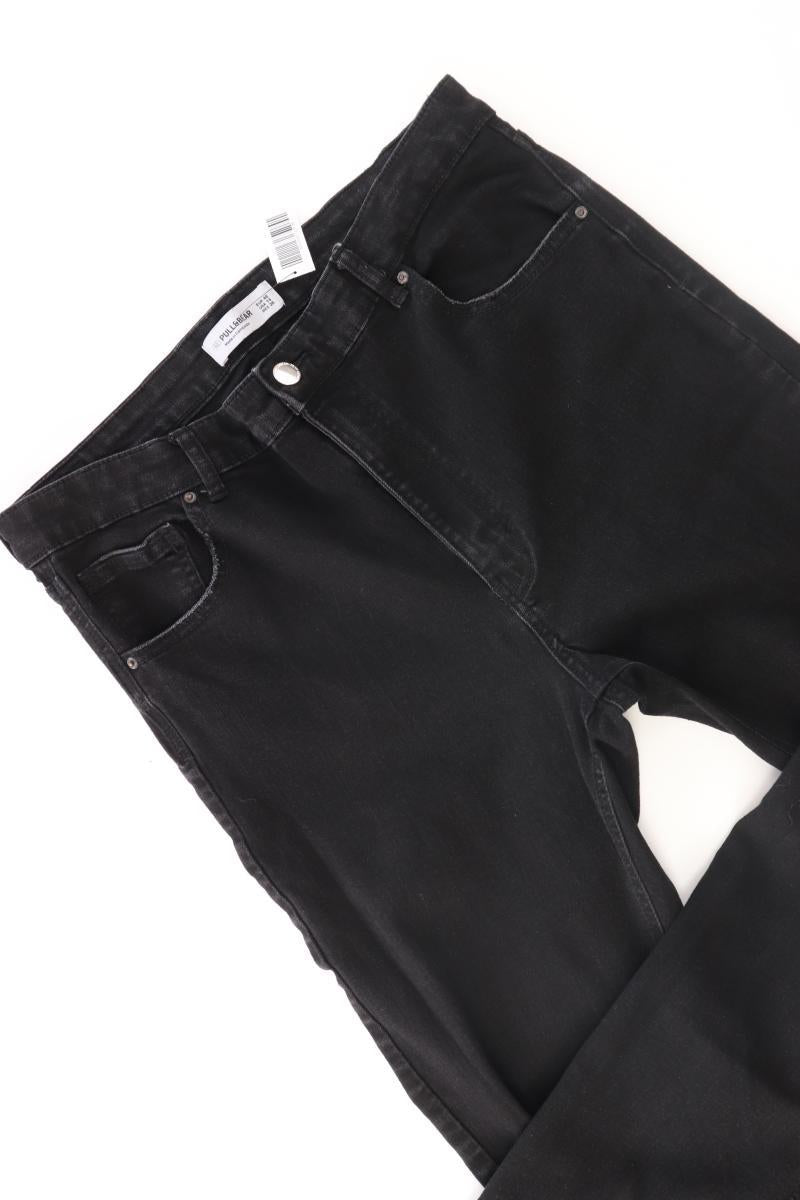 Pull&Bear Skinny Jeans Gr. 46 schwarz aus Baumwolle
