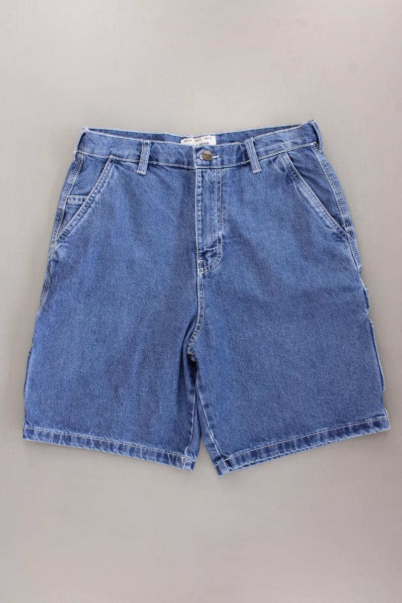 Pull&Bear Jeansshorts Gr. 40 blau aus Baumwolle