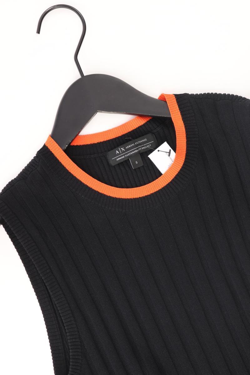 Armani Exchange Strickkleid Gr. S Ärmellos schwarz aus Viskose
