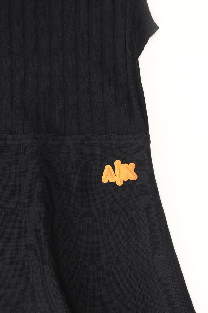 Armani Exchange Strickkleid Gr. S Ärmellos schwarz aus Viskose