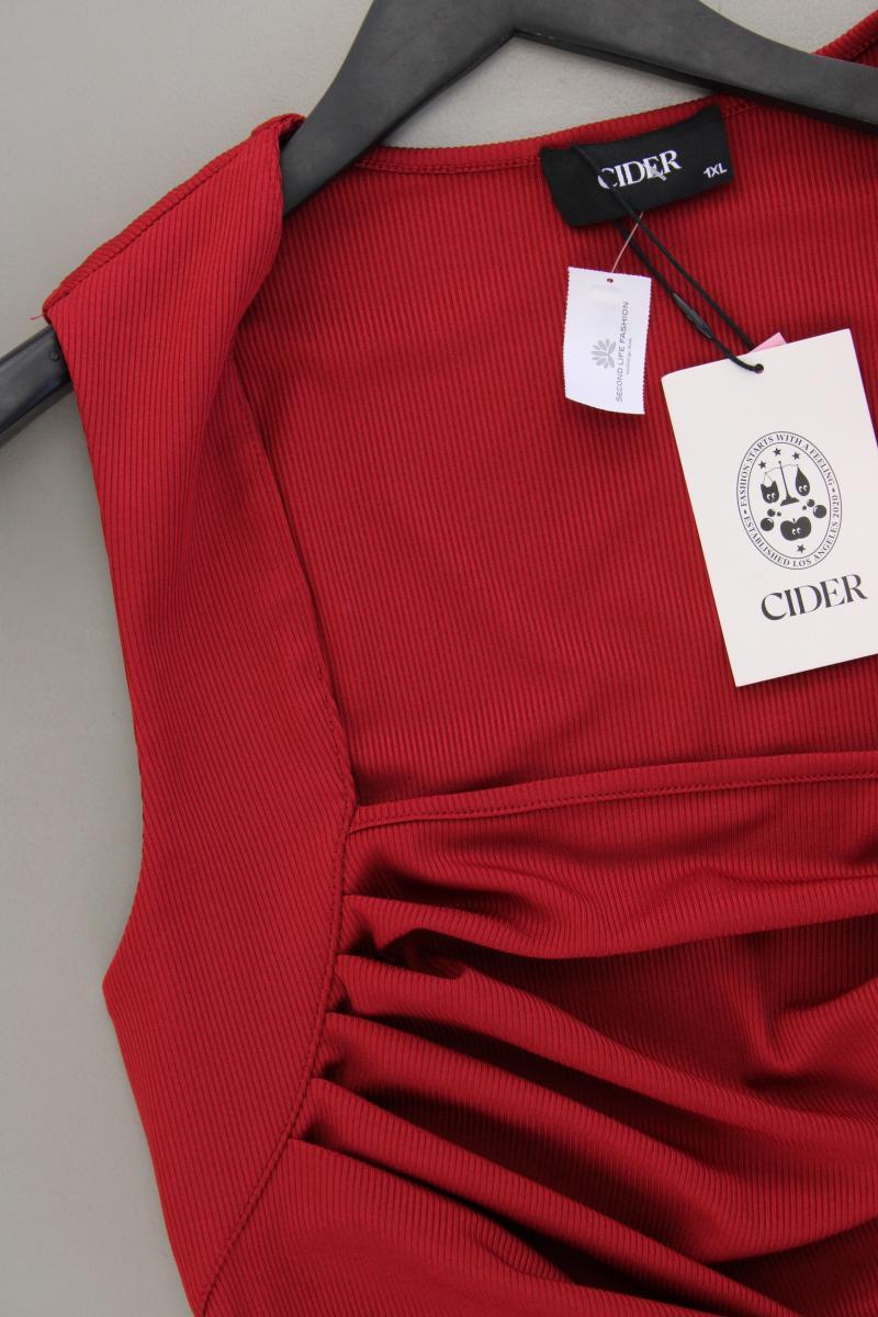 Cider Abendkleid Gr. L neu mit Etikett Ärmellos rot aus Polyester
