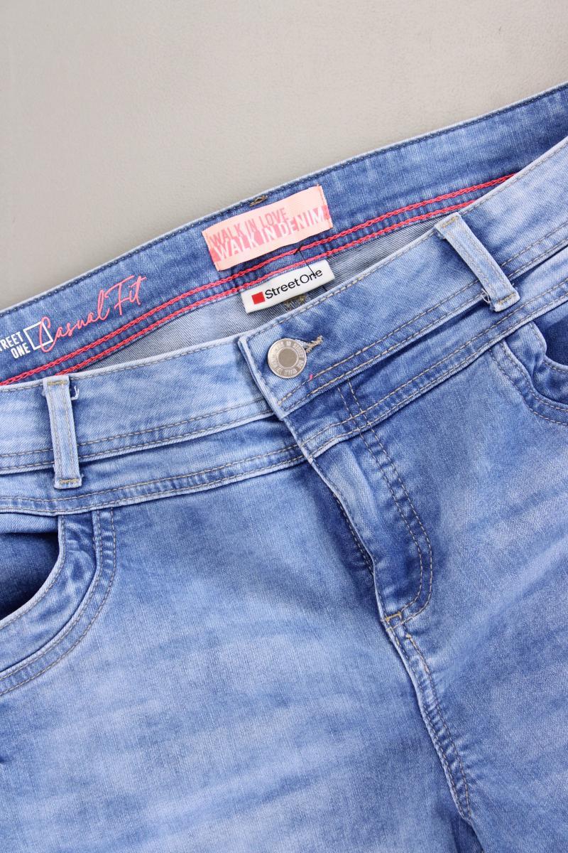 Street One Jeansshorts Gr. W36 blau