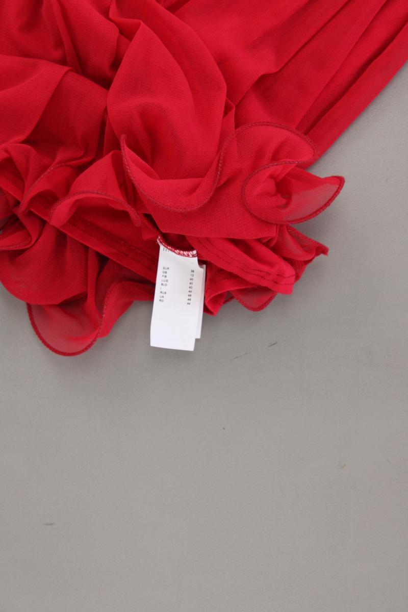 Melrose Abendkleid Gr. 38 Kurzarm rot aus Polyamid