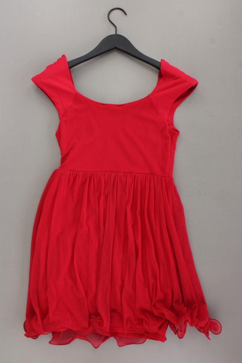 Melrose Abendkleid Gr. 38 Kurzarm rot aus Polyamid