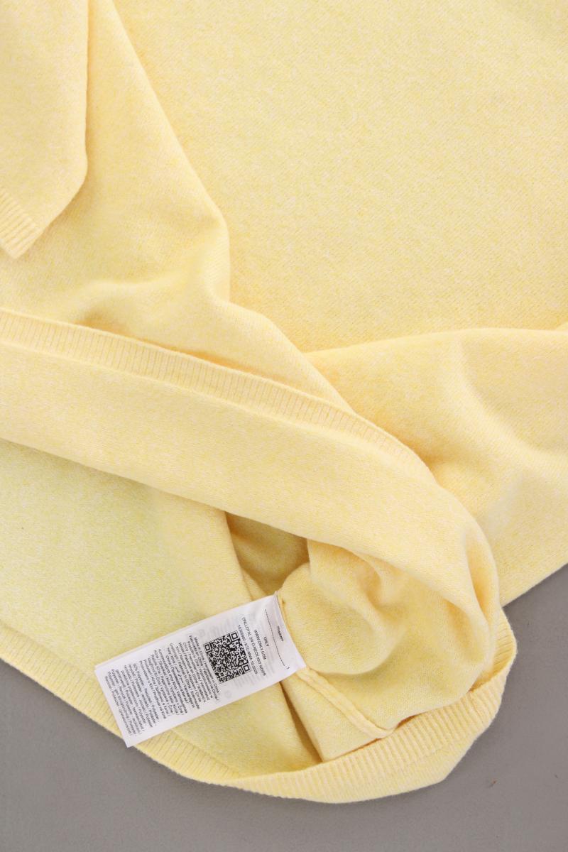 Only Crop Strickshirt Gr. M neuwertig Kurzarm gelb aus Polyester