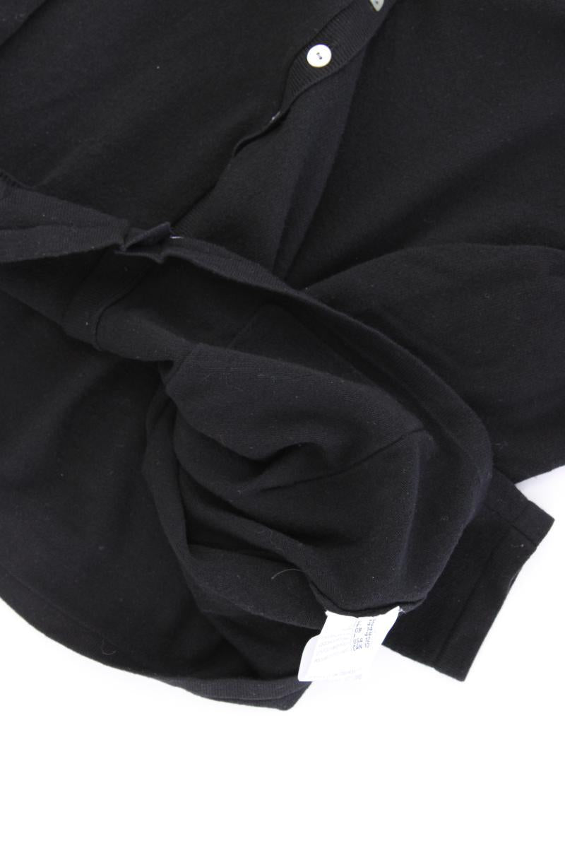 Hucke Strickjacke Gr. 40 Langarm schwarz aus Viskose