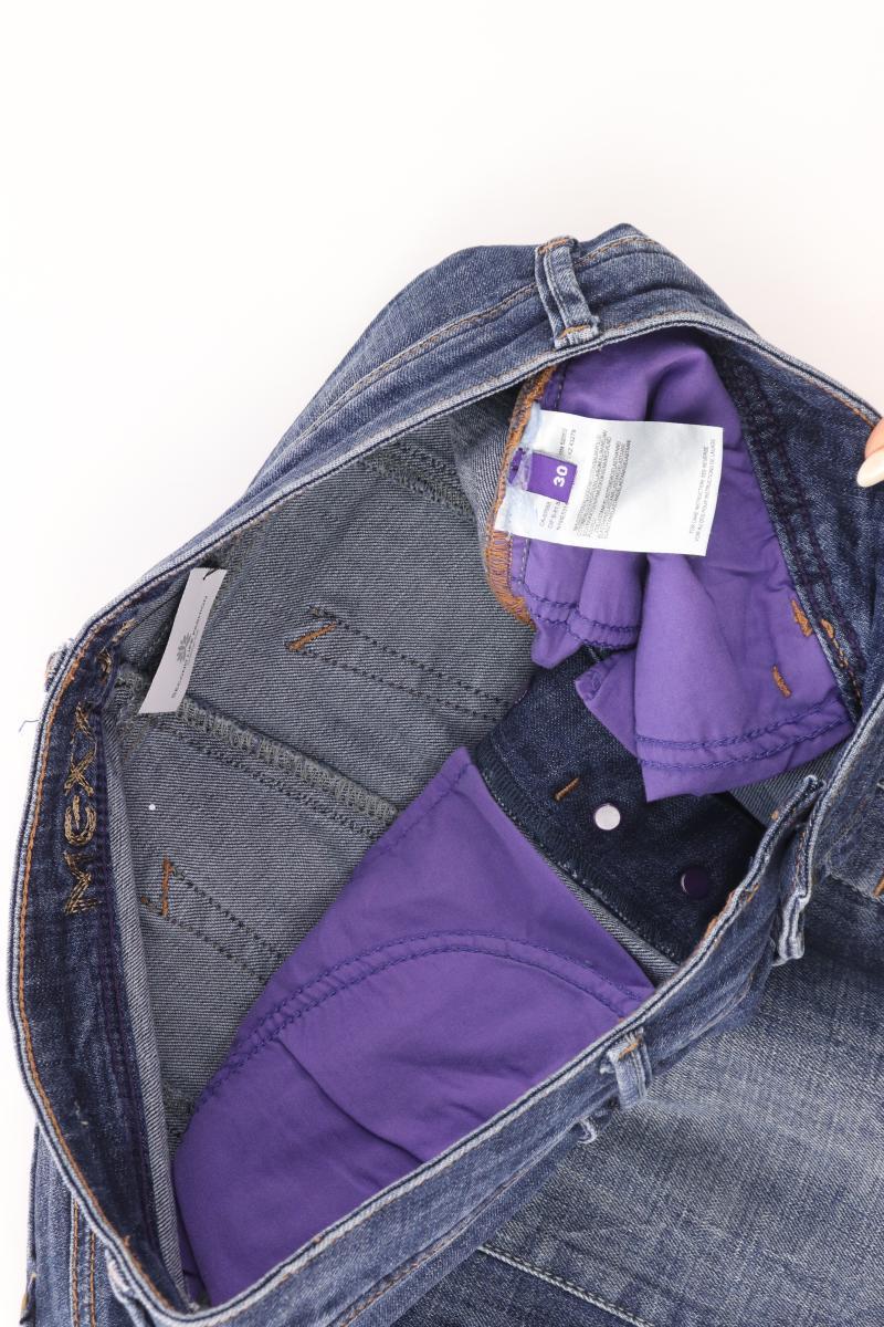 Mexx Jeansrock Gr. W30 blau aus Baumwolle