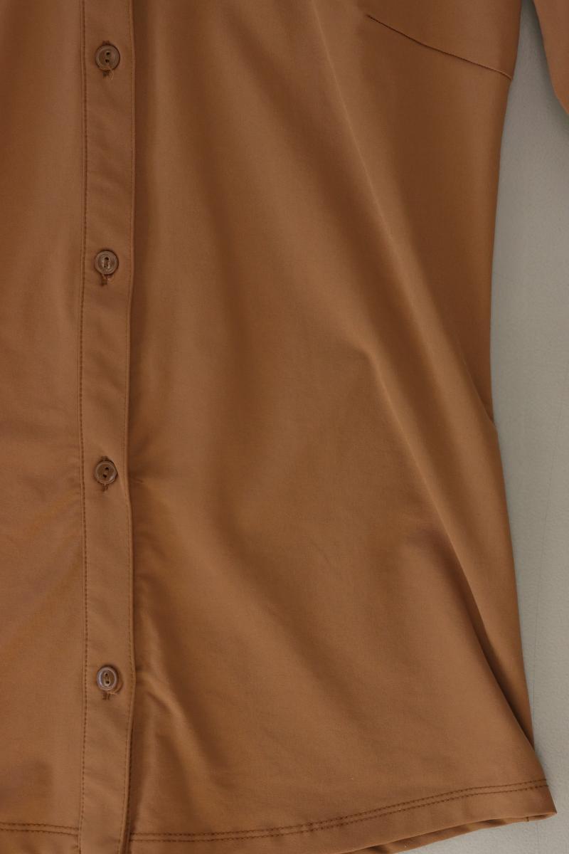 Enjoy Womenswear Langarmbluse Gr. S braun aus Polyamid