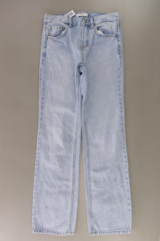 Stradivarius Baggy Jeans Gr. 34 blau aus Baumwolle