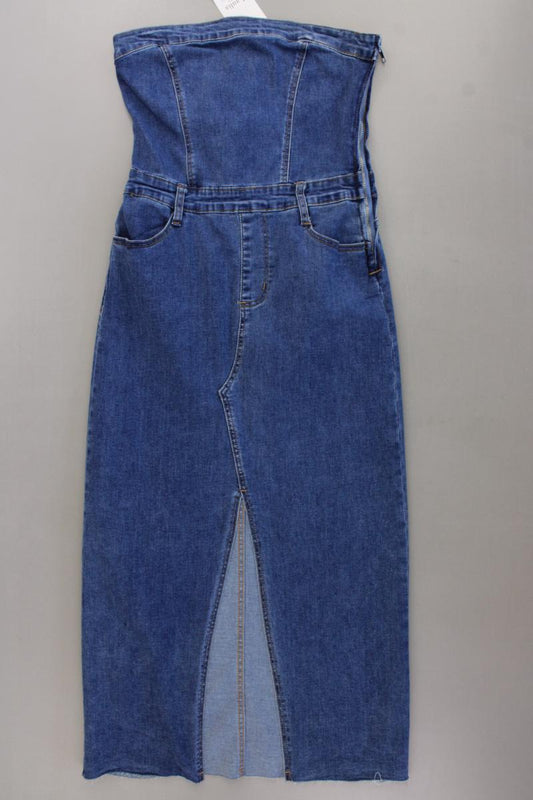 Laulia Jeanskleid Gr. 36 neu mit Etikett Ärmellos blau aus Baumwolle