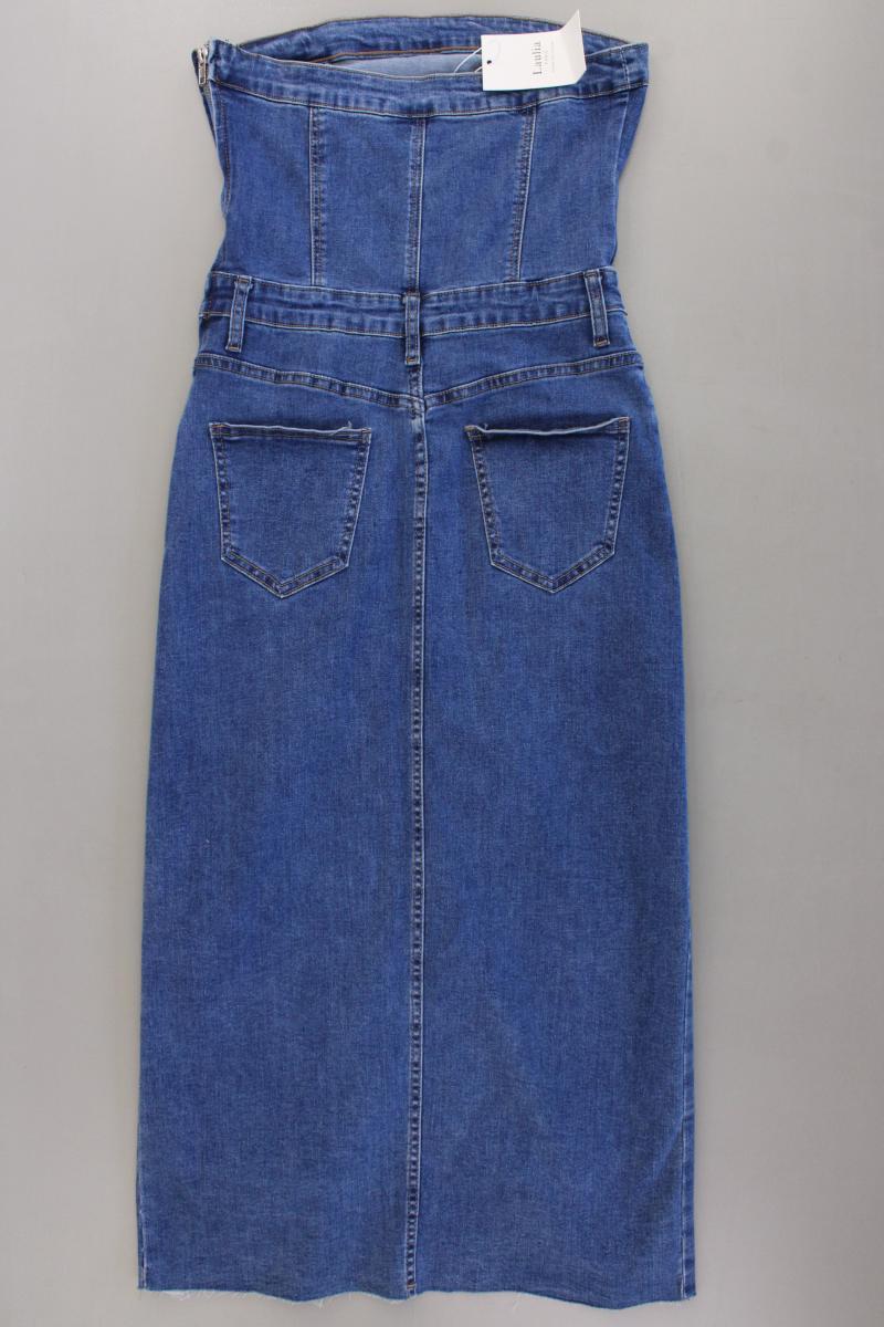 Laulia Jeanskleid Gr. 36 neu mit Etikett Ärmellos blau aus Baumwolle
