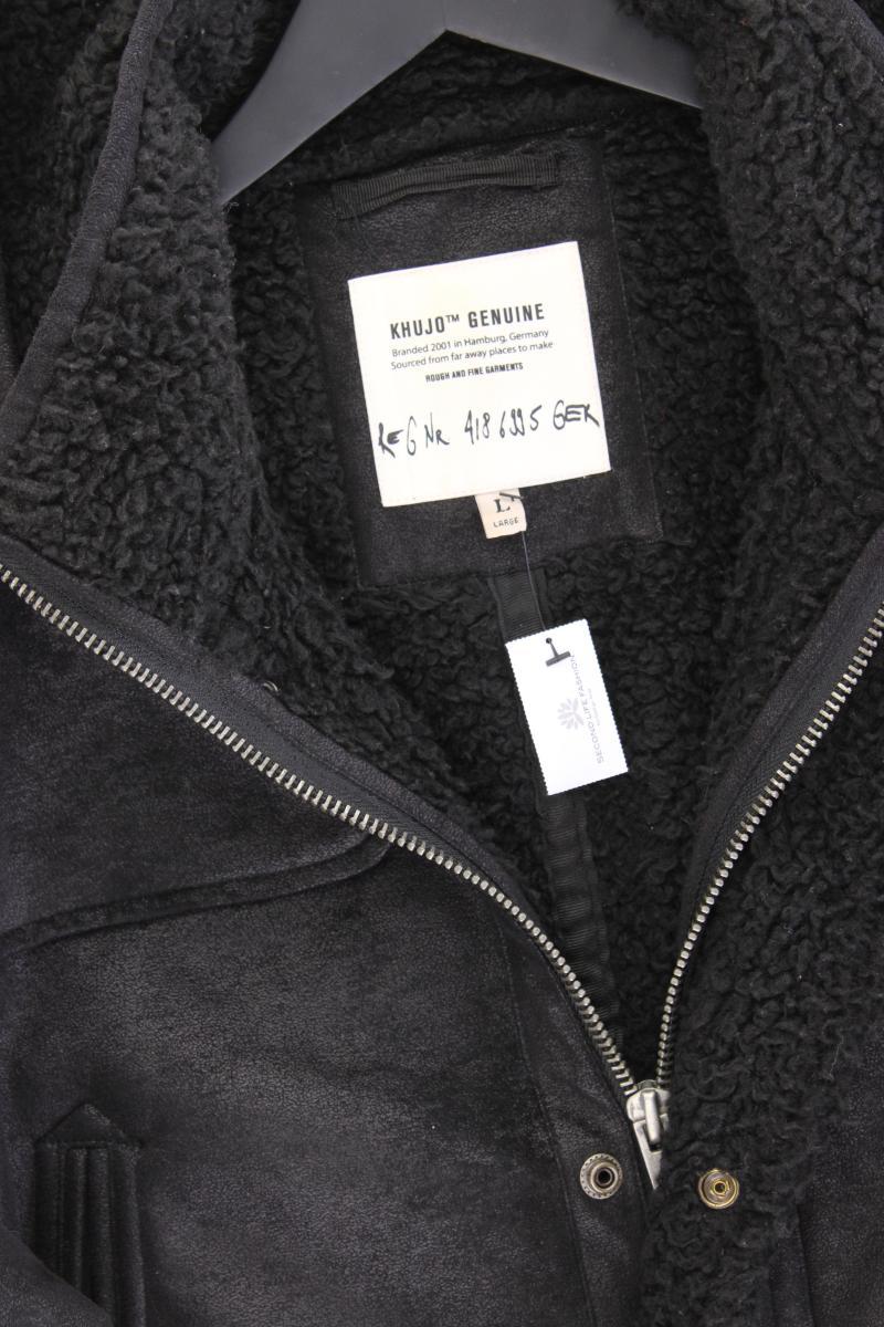 Khujo Kapuzenmantel Gr. L schwarz aus Polyester
