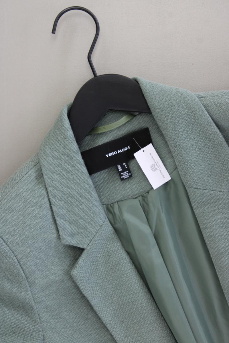 Vero Moda Longblazer Gr. 36 grün aus Polyester