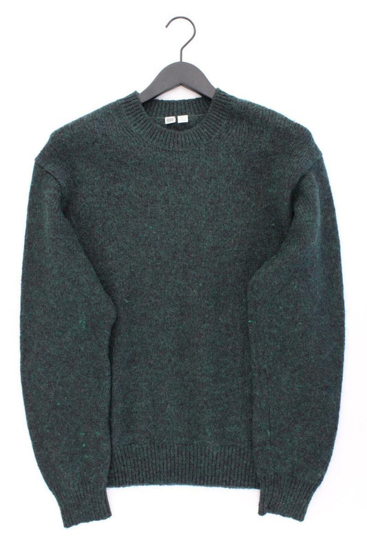 Uniqlo Langarmpullover für Herren Gr. L grün aus Polyamid