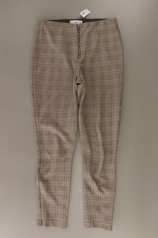 Mango Stretchhose Gr. M kariert braun aus Polyester