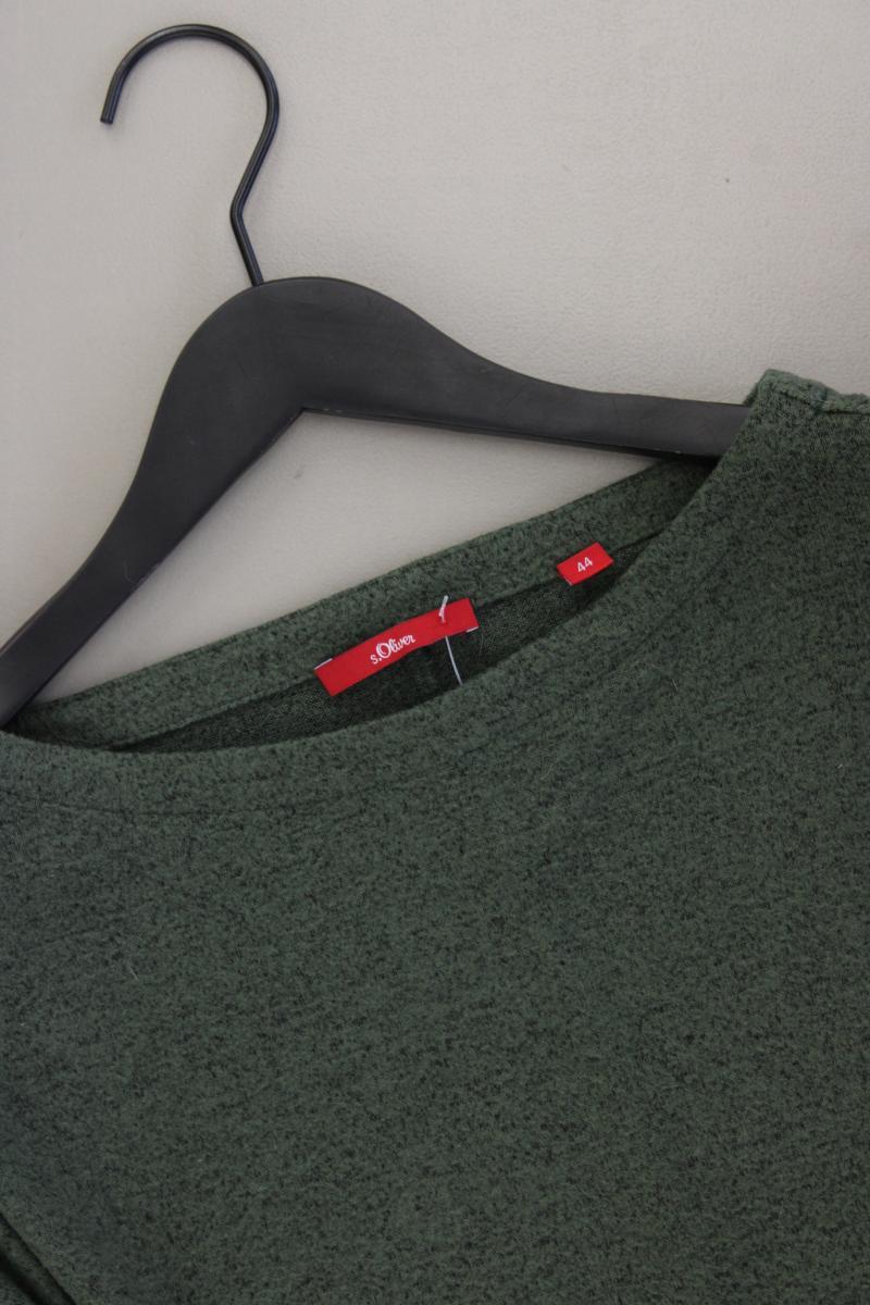 s.Oliver Feinstrickpullover Gr. 44 grün aus Viskose
