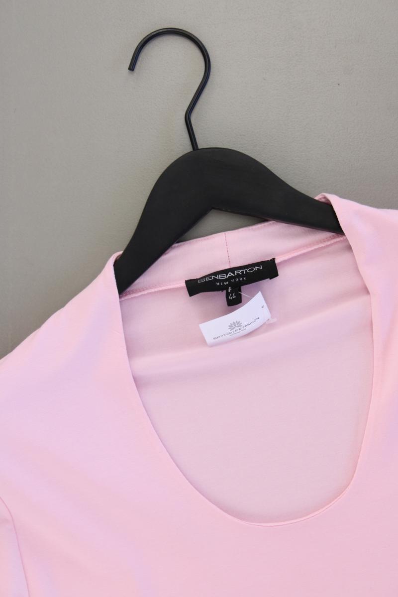 Benbarton Longsleeve-Shirt Gr. 44 Langarm rosa aus Viskose