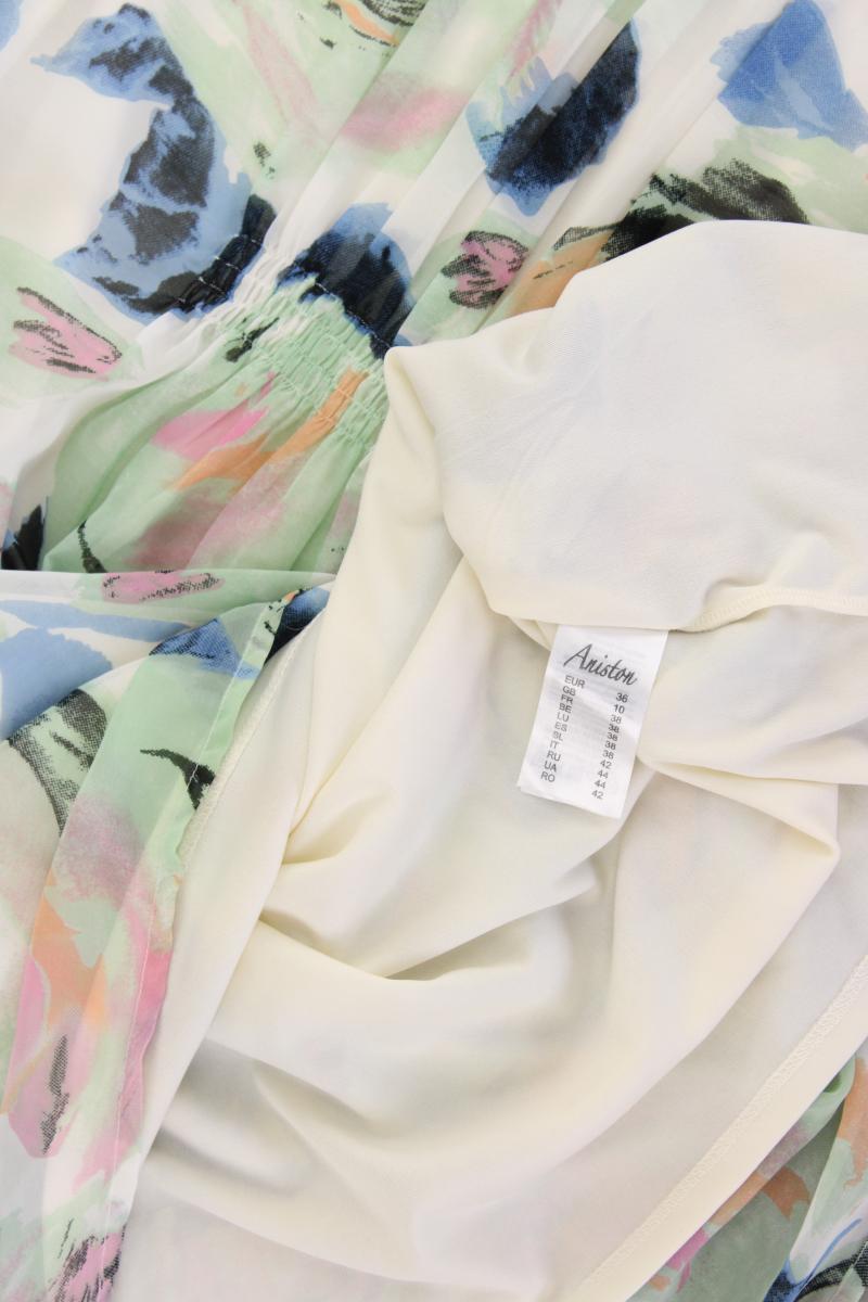 Aniston Chiffonkleid Gr. 36 neuwertig Ärmellos mehrfarbig aus Polyester