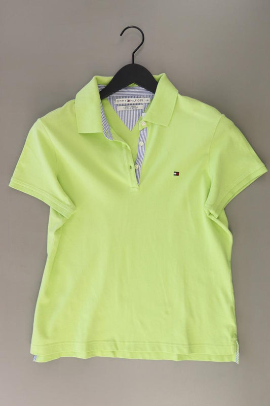 Tommy Hilfiger Poloshirt Gr. L Kurzarm grün aus Baumwolle