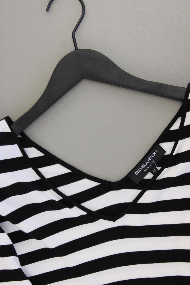 Benbarton Ringelshirt Gr. 44 gestreift 3/4 Ärmel schwarz aus Viskose