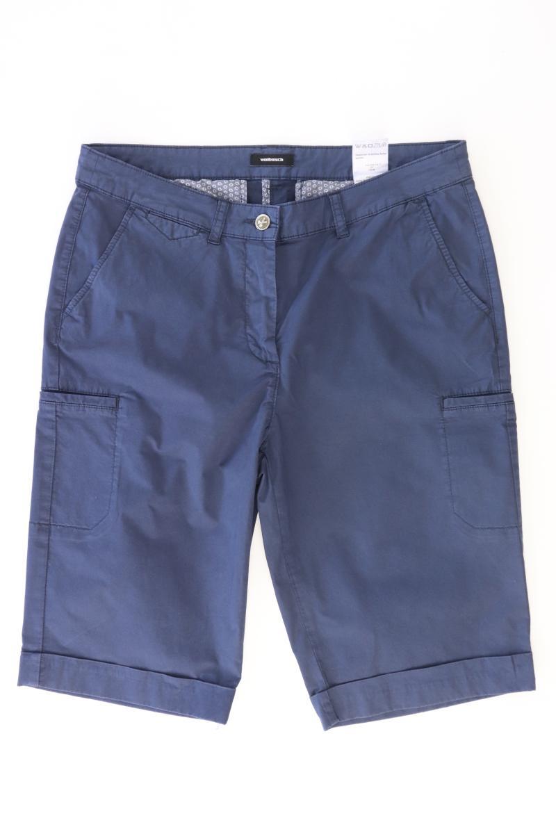 Walbusch Cargoshorts Gr. 42 blau aus Baumwolle