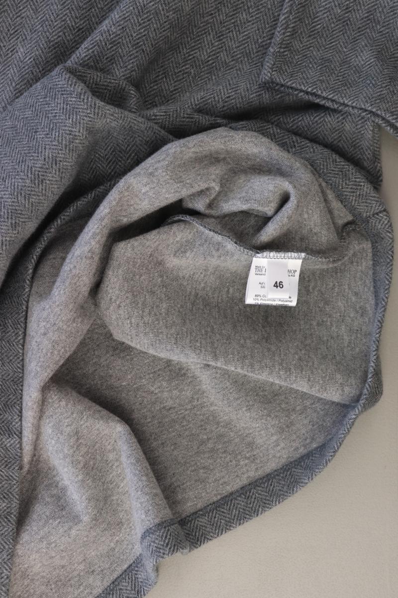 Charles Robertson Midikleid Gr. 46 3/4 Ärmel grau aus Baumwolle
