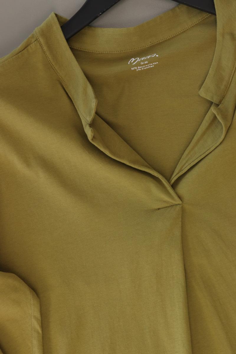 Maas Natur Midikleid Gr. 44 neuwertig 3/4 Ärmel grün aus Baumwolle