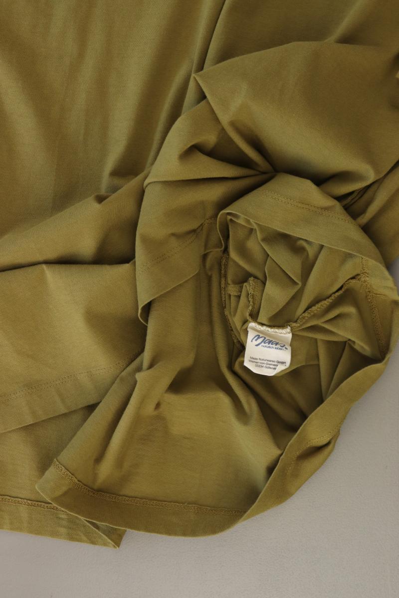 Maas Natur Midikleid Gr. 44 neuwertig 3/4 Ärmel grün aus Baumwolle