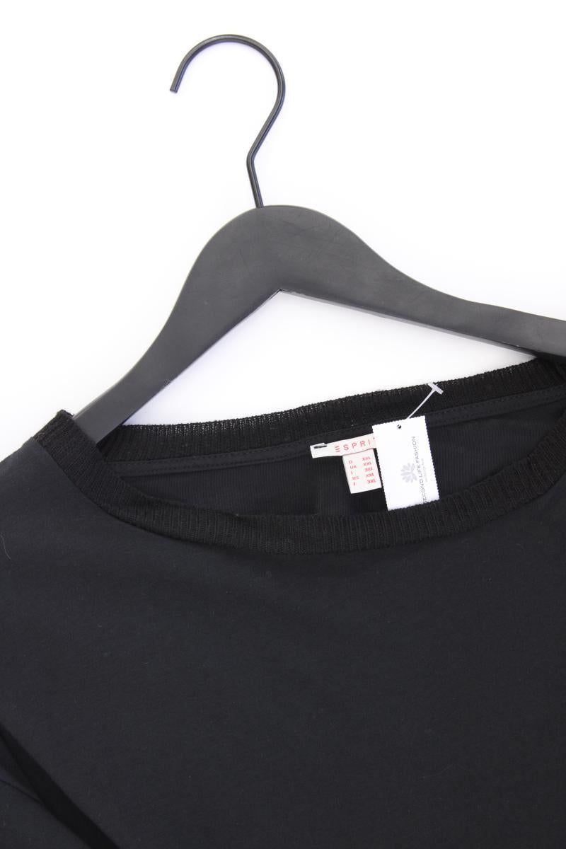Esprit Langarmbluse Gr. XXL schwarz aus Baumwolle
