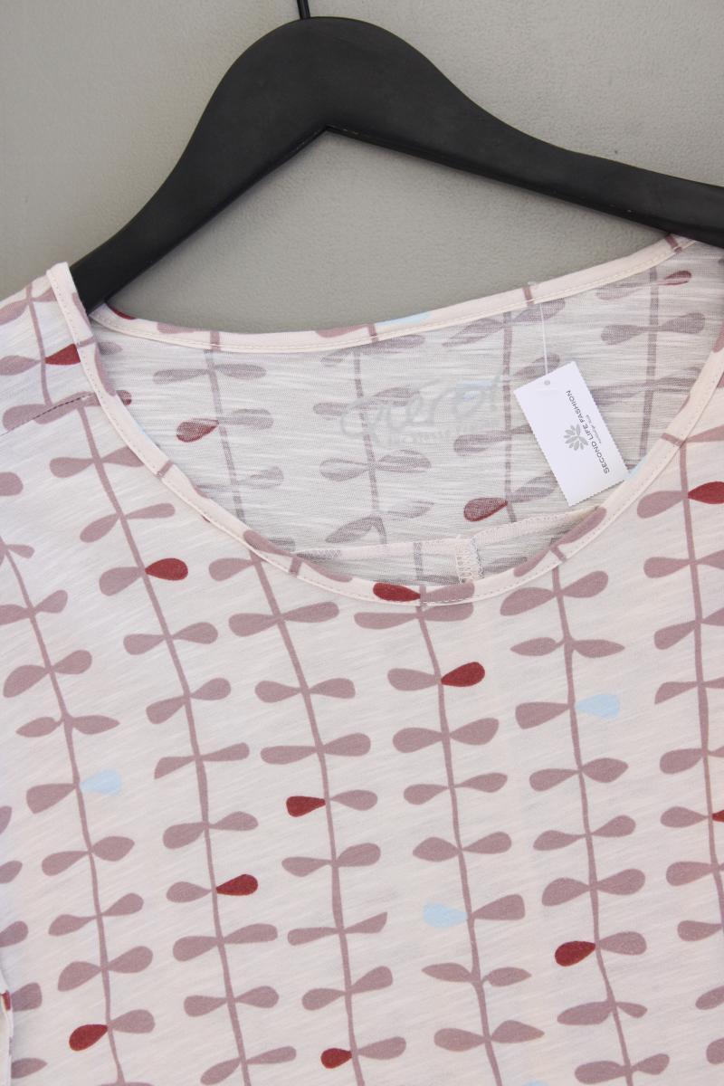 Qiero! Printshirt Gr. 44 Kurzarm mehrfarbig aus Baumwolle