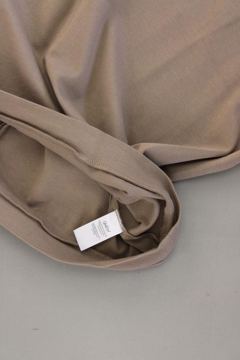 Qiero! T-Shirt Gr. 44 neuwertig Kurzarm braun aus Baumwolle