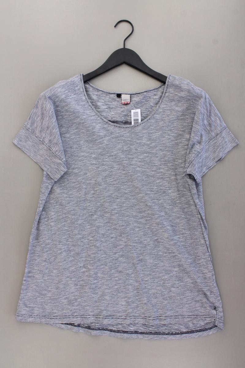 Qiero! T-Shirt Gr. 44 Kurzarm blau aus Baumwolle
